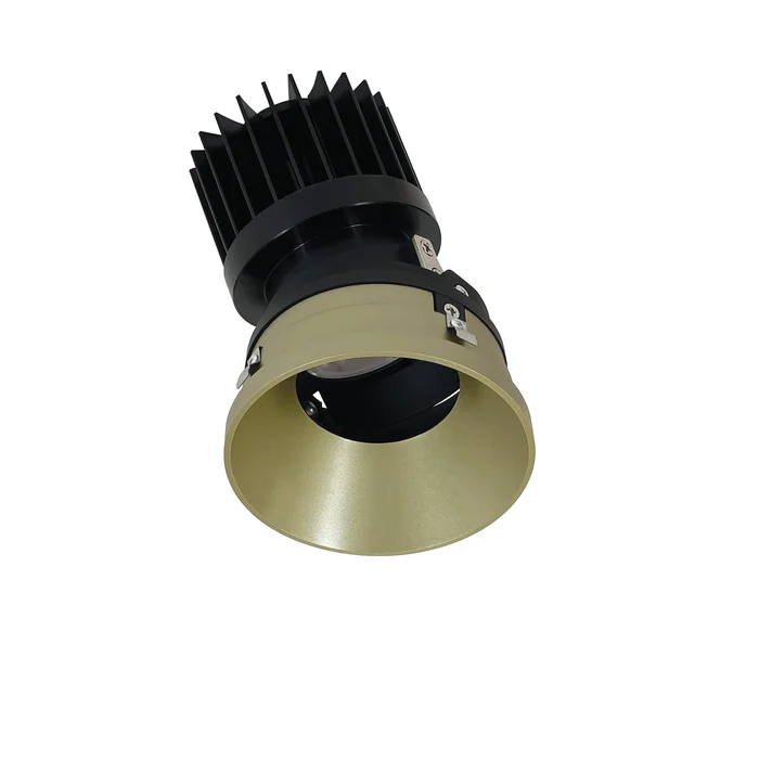 Nora Lighting NIO-4PRTLA40XCH/HL 4″ Iolite PLUS Round Trimless Adjustable, 1500lm/2000lm (varies by housing), 4000K – Champagne Haze