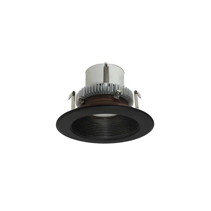 Nora Lighting NLCBC2-45235BZBZ/ALE4 4″ Cobalt Click Round Retrofit Baffle, 750lm / 10W, 3500K, Bronze Baffle / Bronze Flange, 120-277V input; Phase or 0-10V dimming