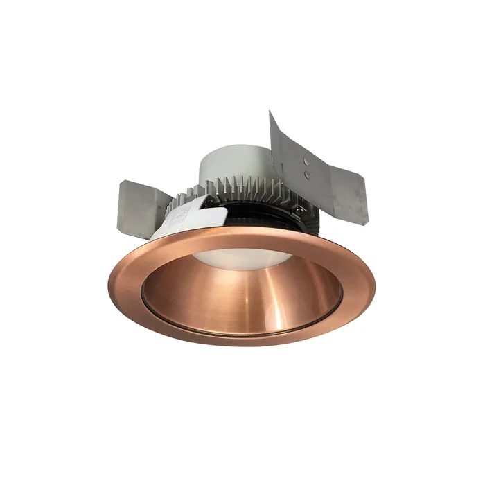 Nora Lighting NLCBC2-55127COCO/10LE4 5″ Cobalt Click Round Retrofit Reflector, 1000lm / 12W, 2700K, Copper Reflector / Copper Flange, 120-277V input; Phase or 0-10V dimming