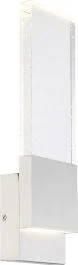 NUVO 62/1503 Ellusion; LED Large Wall Sconce; 13W; Polished Nickel Finish with Seeded Glass