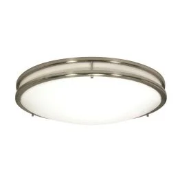 NUVO 62/1636 (LED GLAMOUR BN 13″ FLUSH) Glamour LED 13 inch; Flush Mount Fixture; Brushed Nickel Finish; CCT Selectable 3K/4K/5K