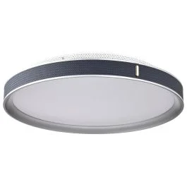 NUVO 62-3002 (BANDON 20″ LED FLUSH MOUNT) Bandon – 20 Inch LED Flush Mount – Gray with Blue Wrap – Acrylic Lens