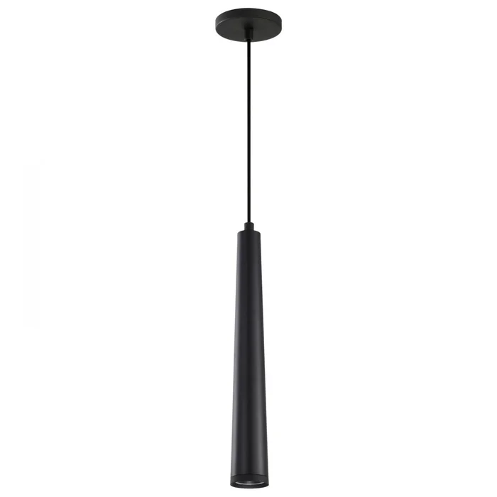 NUVO 62-826 (MELROSE 12W LED 16″ PENDANT) Melrose – 12 Watt – 16″ – LED Pendant – Matte Black Finish