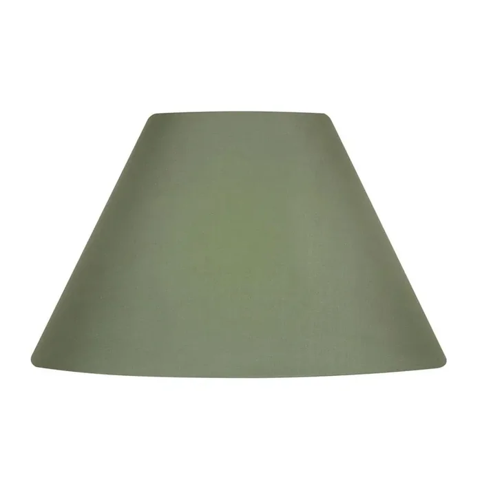 Oaks S501/5 SE Sage Green 5″ Vintage Cotton Coolie Clip On Lamp Shade