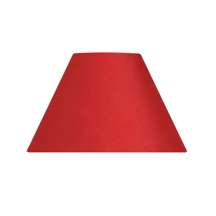 Oaks S501/8 RD Red 8″ Vintage Cotton Coolie Lamp Shade