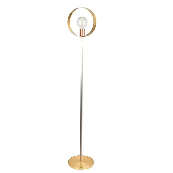 On-trend Floor Lamp Gold, Copper and Satin Chrome (0711HOO98095)