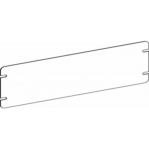 Orbit 4M10-B Flat, 10-Gang Switch Box Blank Device Cover – Galvanized