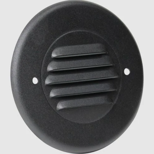 Orbit 7122C-BK Step Light Face Plate – Black Powder Coat