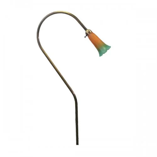 Orbit B106-ARB-WH Brass Path Fixture With Glass Bell – Architectural Bronze