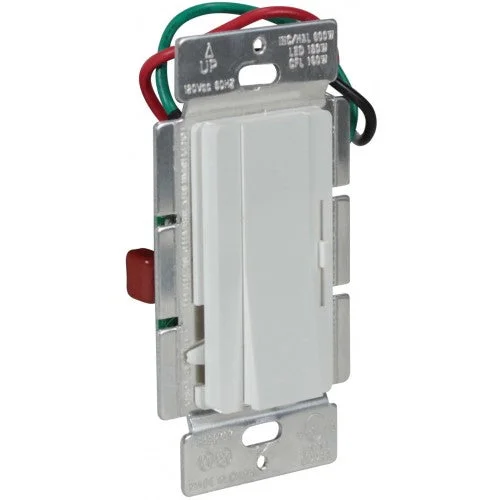 Orbit LDS-1503 LED Decorative Dimmer 1-Pole/3-Way 150W CFL/LED With Sensitivity Knob, 120V – White