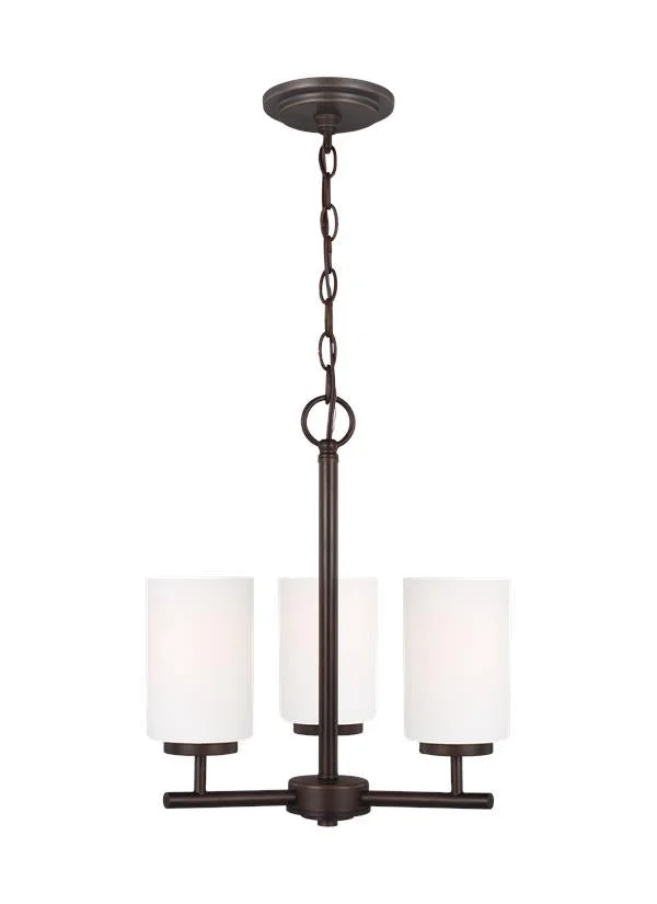 Oslo Collection – Three Light Chandelier | Finish: Burnt Sienna – 31160EN3-710