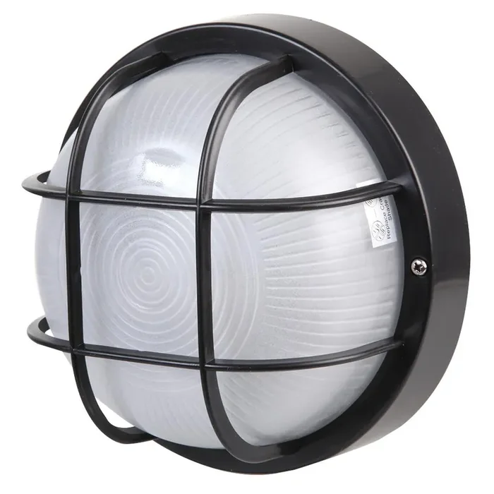 Outdoor Bulkhead Light Fitting with Opal Glass, E27, IP44 (113825444)