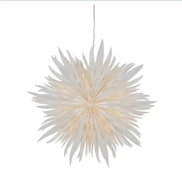 (Pack of 5) Decorative Easy Fit Paper Lantern White 52cm (0183006I72005)