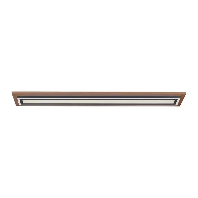 Palma 2 Light 107cm Natural Wood Ceiling Light