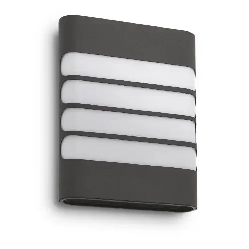 Philips 17273/93/16 Raccoon LED Anthracite Outdoor Wall Light (172739316)