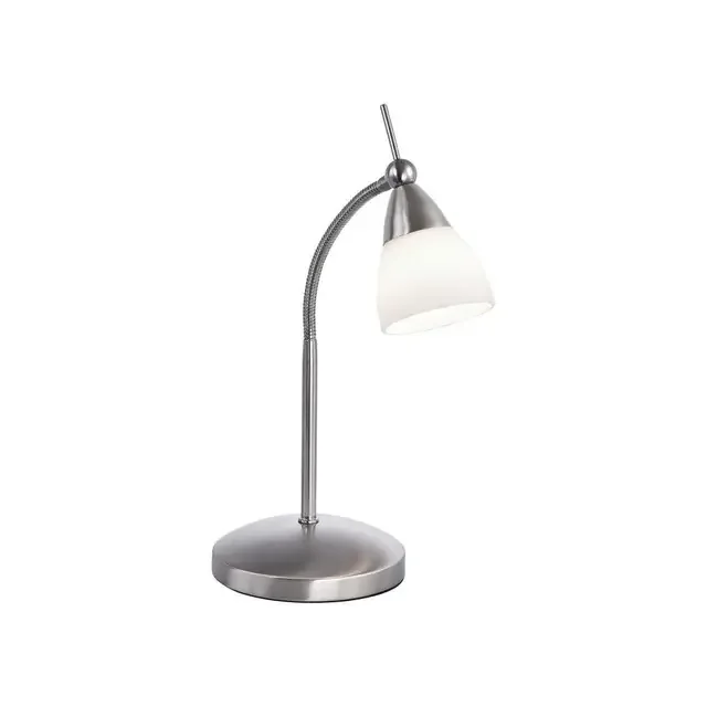 PINO Satin Steel Adjustable Touch Dim LED Table Lamp
