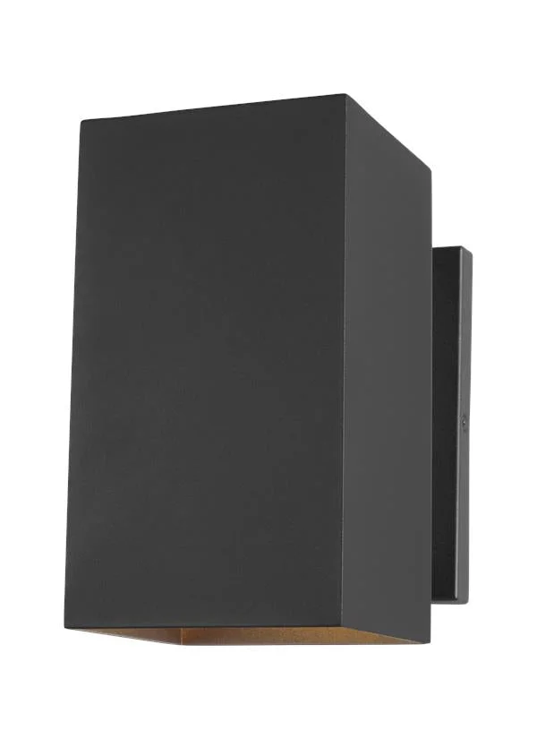 Pohl Collection – Medium One Light Outdoor Wall Lantern | Finish: Black – 8731701EN3-12