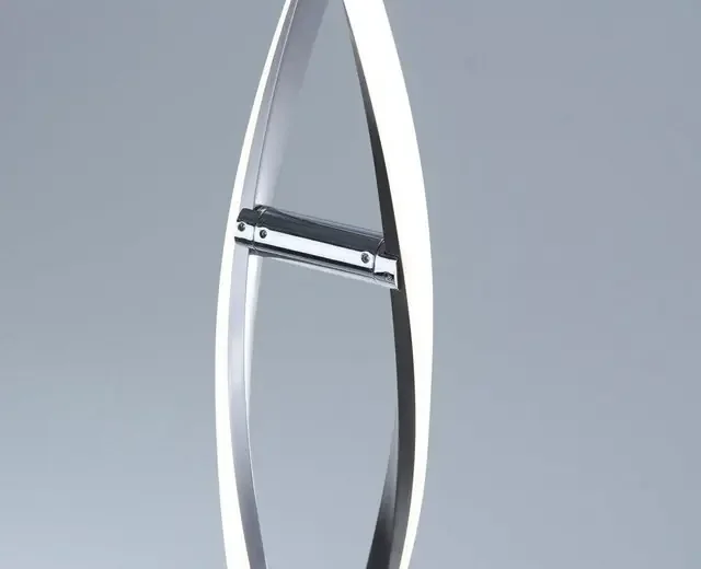 POLINA 2 Light Silver Dimmable LED Floor Lamp