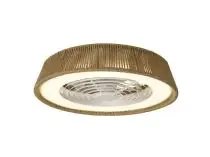 Polynesia LED Dimmable Ceiling Light With Built-In Fan – Remote Control