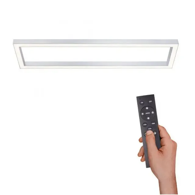 Pure Lines Aluminium 110cm Ceiling Light