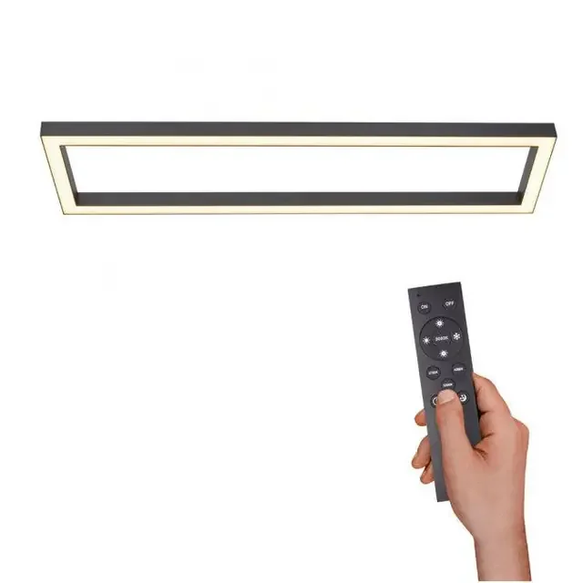 Pure Lines Anthracite 110cm Ceiling Light