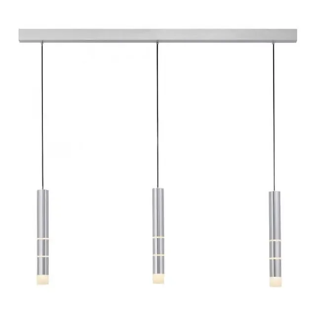 Pure Vega 3 Light Aluminium Bar Pendant