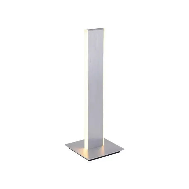 Q-Adriana Satin Chrome Table Lamp