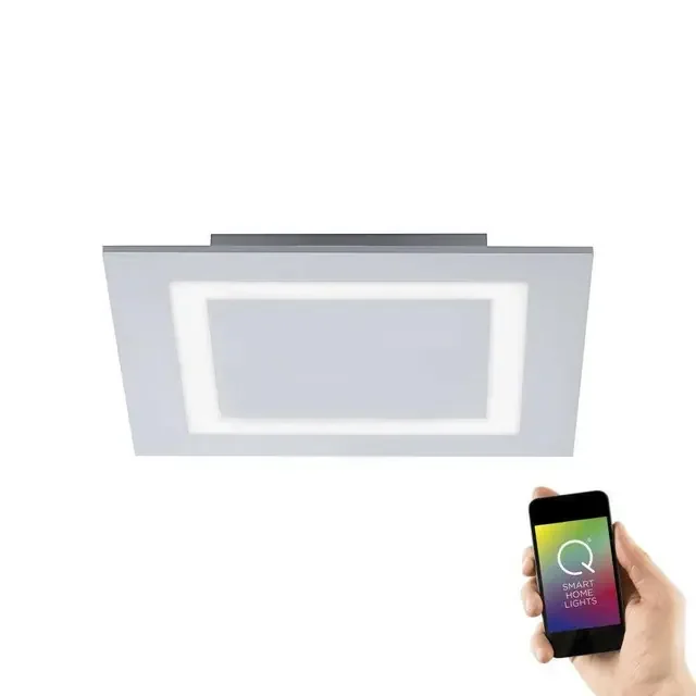 Q-MIRAN Aluminium Square Smart LED Ceiling Light