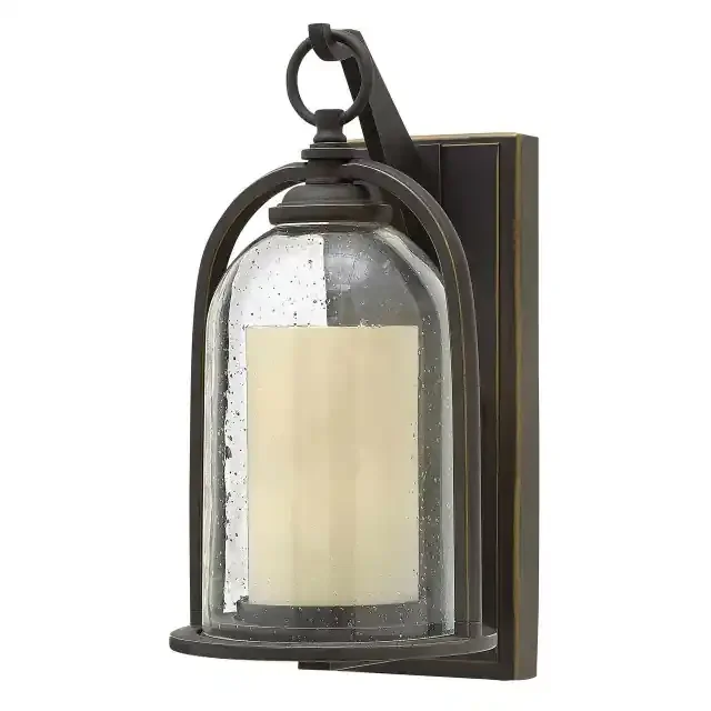 Quincy Oil Rubbed Bronze 34cm IP44 Wall Light
