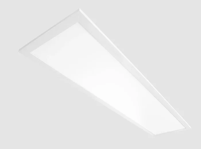 RAB Lighting EZPANHE1X4-23Y/D10/E2 1′ x 4′ LED High Efficacy Edge-Lit Flat Panel with Battery Backup, 120-277V, 0-10V Dimming, 23W, 3000K