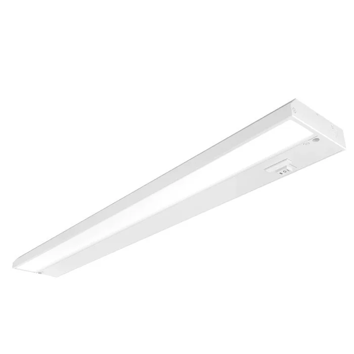 RAB Lighting KNOOKFA24W 24″ LED Undercabinet Light, Field Adjustable CCT (2700K, 3000K, 3500K), 13W, White