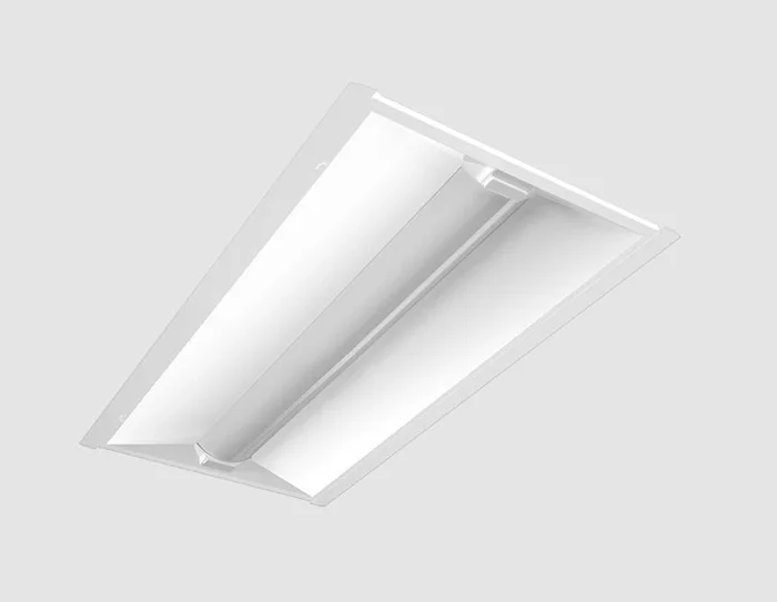 RAB Lighting RTLED2X4-49W/D10 2′ x 4′ LED Troffer Retrofit, 120-277V, 0-10V Dimming, 49W, 5000K, White