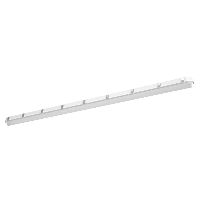 RAB Lighting SHARK8 8 Ft. LED Field-Adjustable Linear Washdown, 120-277V, Selectable Wattage (100/80/60W), Selectable CCT (3500K/4000K/5000K), White