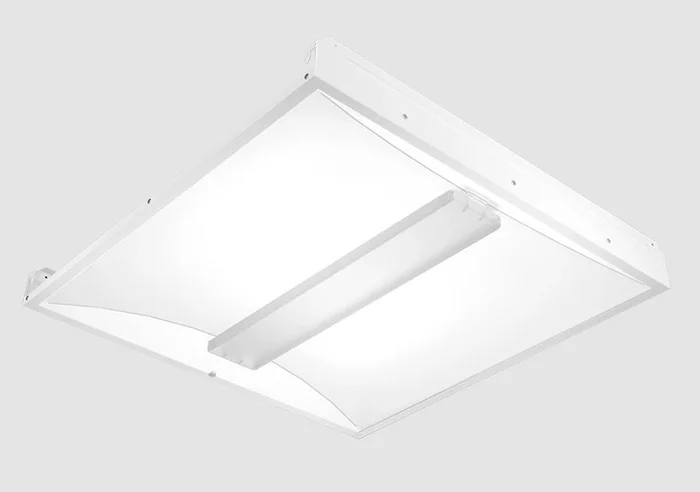RAB Lighting SWISHFA-ISLAND2X2/E 2′ x 2′ Field Adjustable LED Island Center Basket with Battery Backup, 120-277V, 19/29/39W, 3500K/4000K