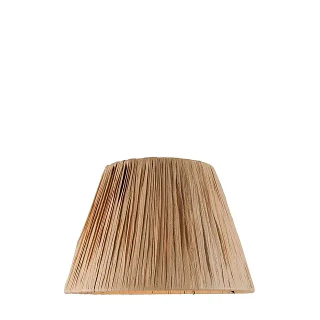 Raffia Natural Tapered 24cm Shade Only