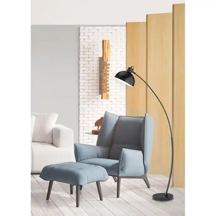 Recife 1x Black Floor Lamp