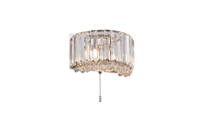 Regal Lighting Appleton 2 Light Round Crystal Wall Light • SLB1024