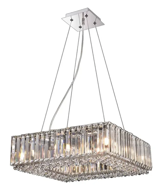 Regal Lighting Appleton 8 Light Square Crystal Pendant • SLB1020