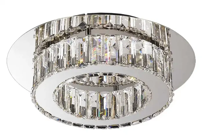 Regal Lighting Ashkosh LED Crystal Flush, Small • SLB1012