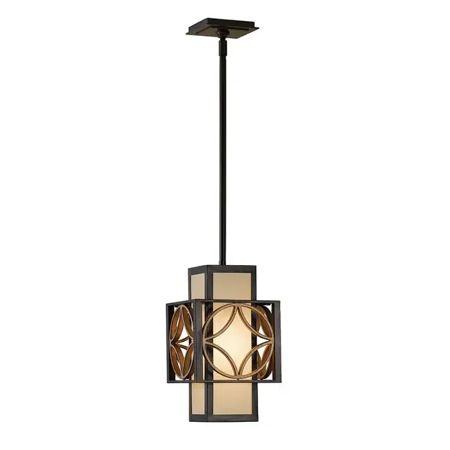 Remy Bronze and Gold Mini Pendant Light