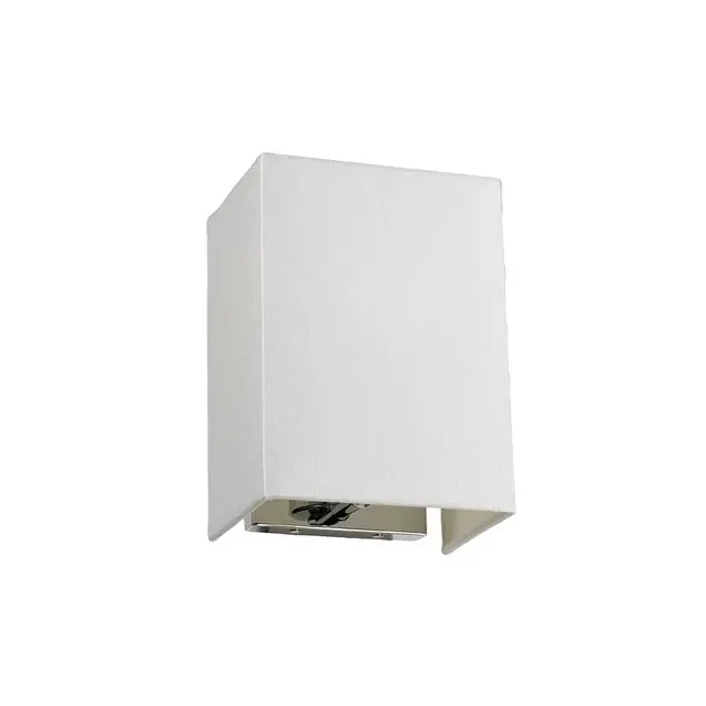 Riley Polished Chrome with Shade 17cm Wall Light