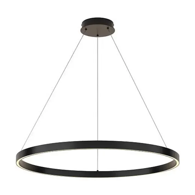 Rim Black 80cm LED Ringed Pendant Light