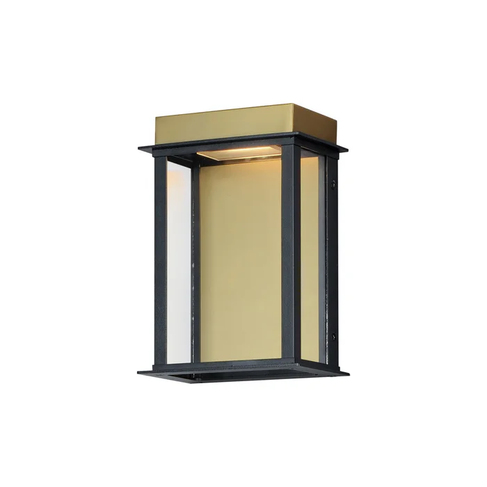 Rincon LED Outdoor Wall Sconce in Black / Gold (16|50752BKGLD)