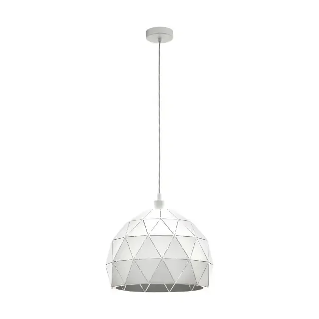 Roccaforte 400 White Pendant Light