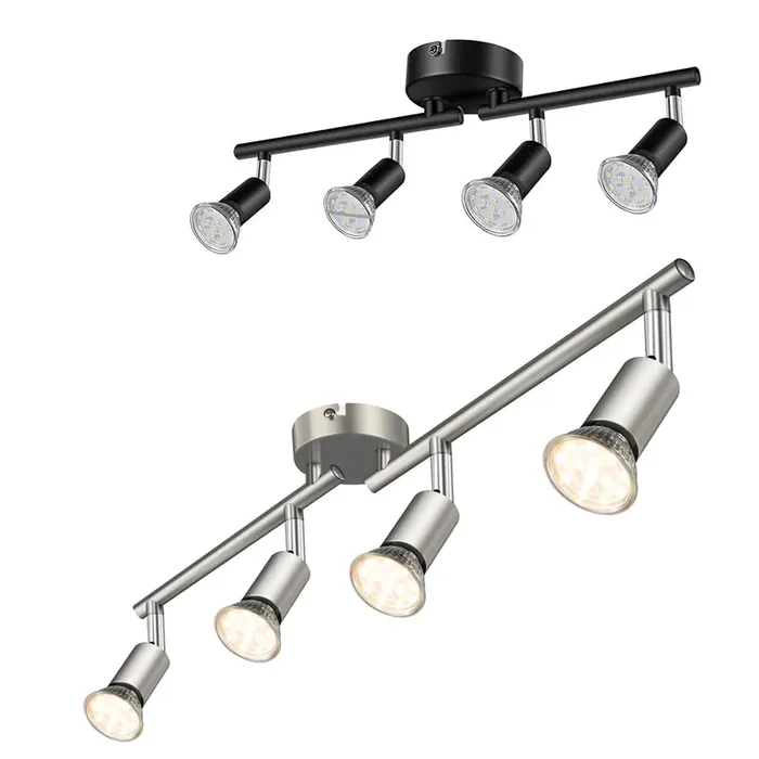 Rotatable 4-Way Ceiling Spotlight