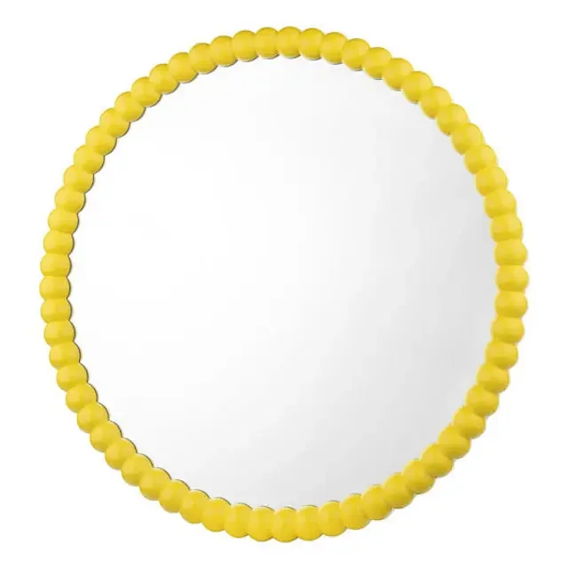 Ruan Yellow Round 70cm Mirror