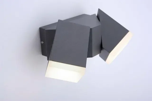 RYAN 2 Light Anthricite Up and Down Outdoor Wall Light