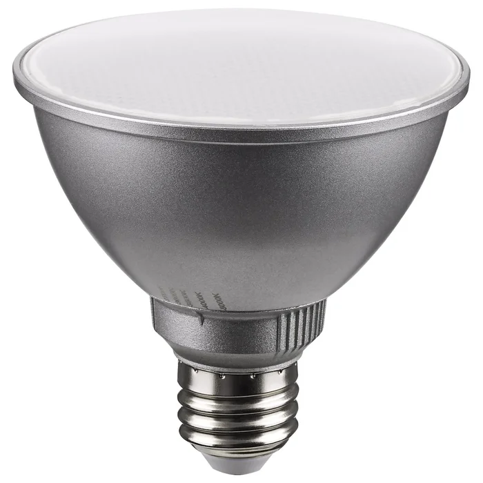 Satco S11582 11PAR30SN/LED/5CCT/SP/120V 11 Watt PAR30SN LED; Medium Base; Silver Finish; CCT Selectable; 120 Volt; 25 Degree Beam Angle