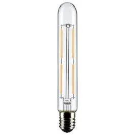 SATCO S21860 4T6.5/LED/CL/930/120V/E17/1CD 4 Watt T6.5 LED; Clear; Intermediate Base; 3000K; 400 Lumens; 120 Volt