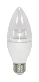 Satco S28575 3.5ETC/LED/930/E26/120V 3.5W; B11 LED; 3000K; Medium base; 120V